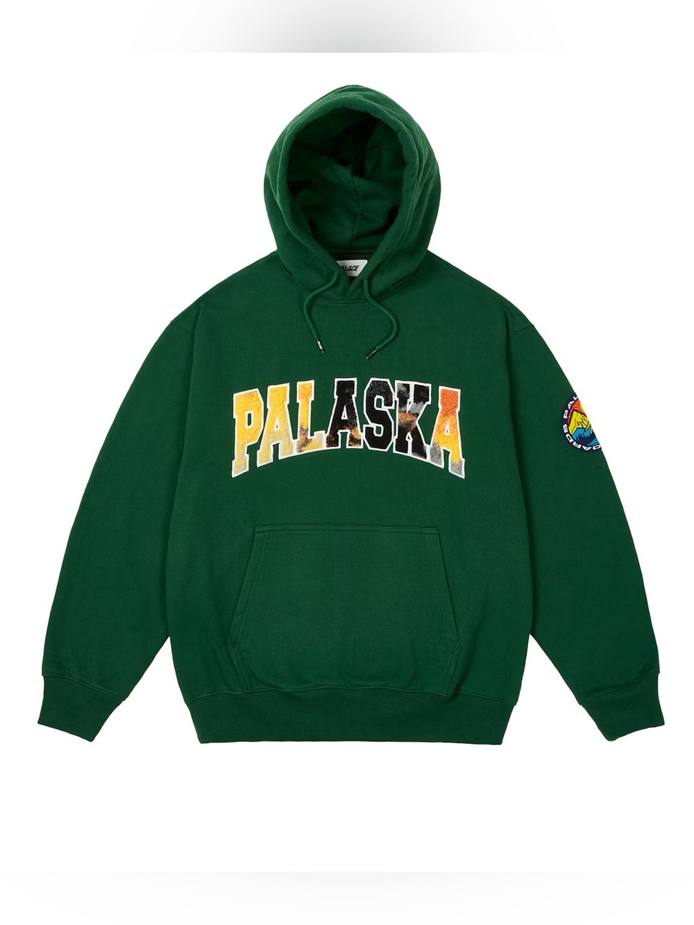 Palace Appalachian Hood Racey Green Graphic Logo Hooded Sweatshirt Palaska XL